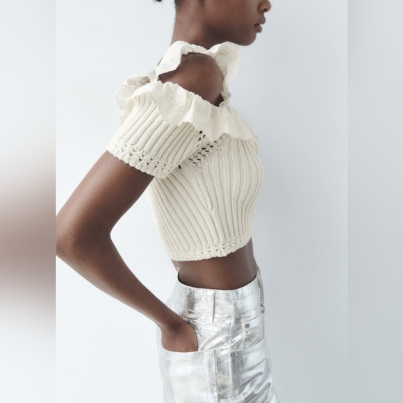 ZARA COMBINATION TOP - Picture 3 of 9